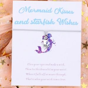 $2 MAKE A WISH BRACELET CARD. NEW. $2 WITH ANY $10 ORDER OR MORE